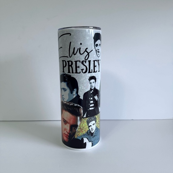 Elvis Presley Collage 20oz Skinny Tumbler - Picture 2 of 4